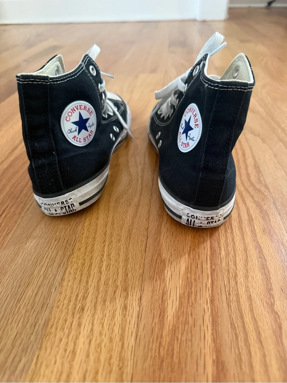 Converse Chuck Taylor All Star High Top Black Unisex Sneakers, Youth Size 3